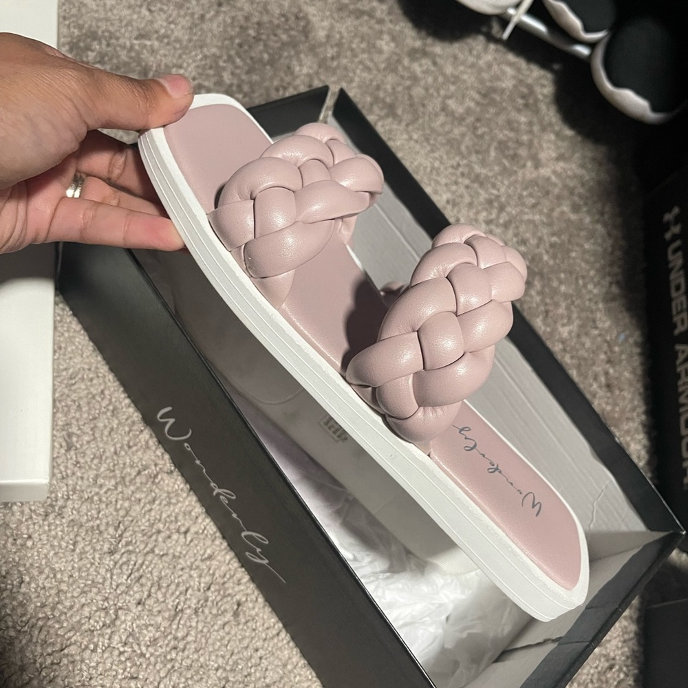 Cute pink sandals, waverly, purchased at Belk